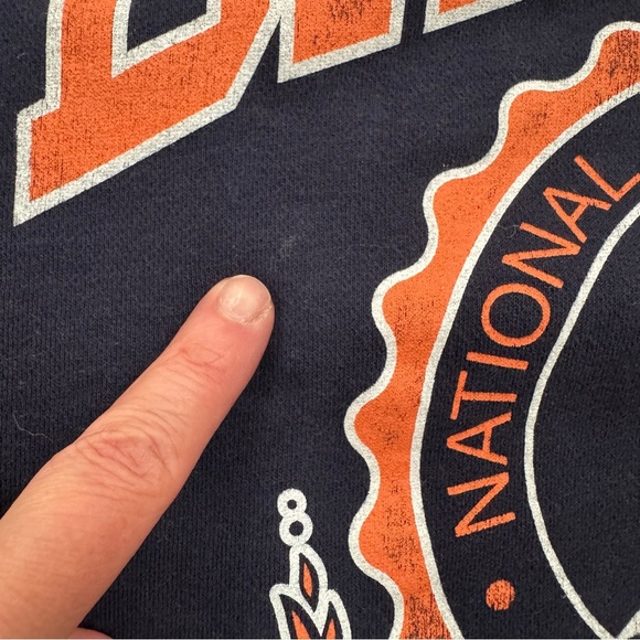 Team Apparel Dark Blue Sweatshirt Unisex S - Picture 7 of 9